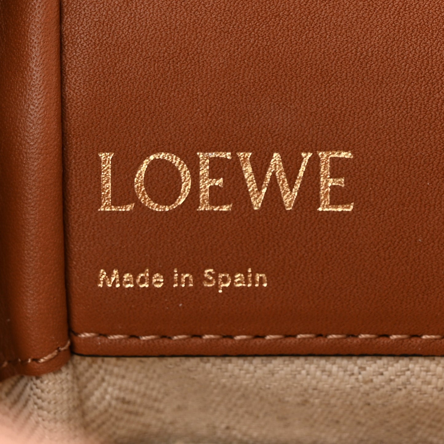 Calfskin Canvas Mini Hammock Shoulder Bag Natural Tan