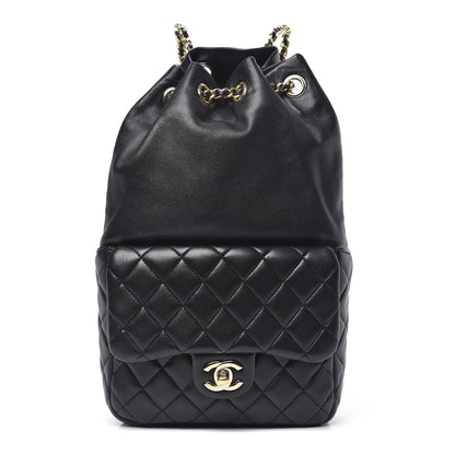 Chanel Lambskin Quilted Small in Seoul Backpack Black 1 of 8