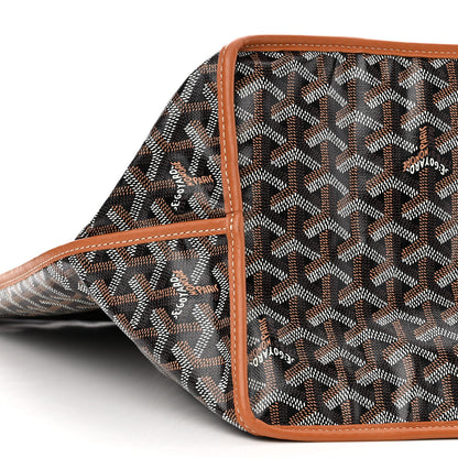 Goyard Goyardine Reversible Anjou GM Black Gold 10 of 11