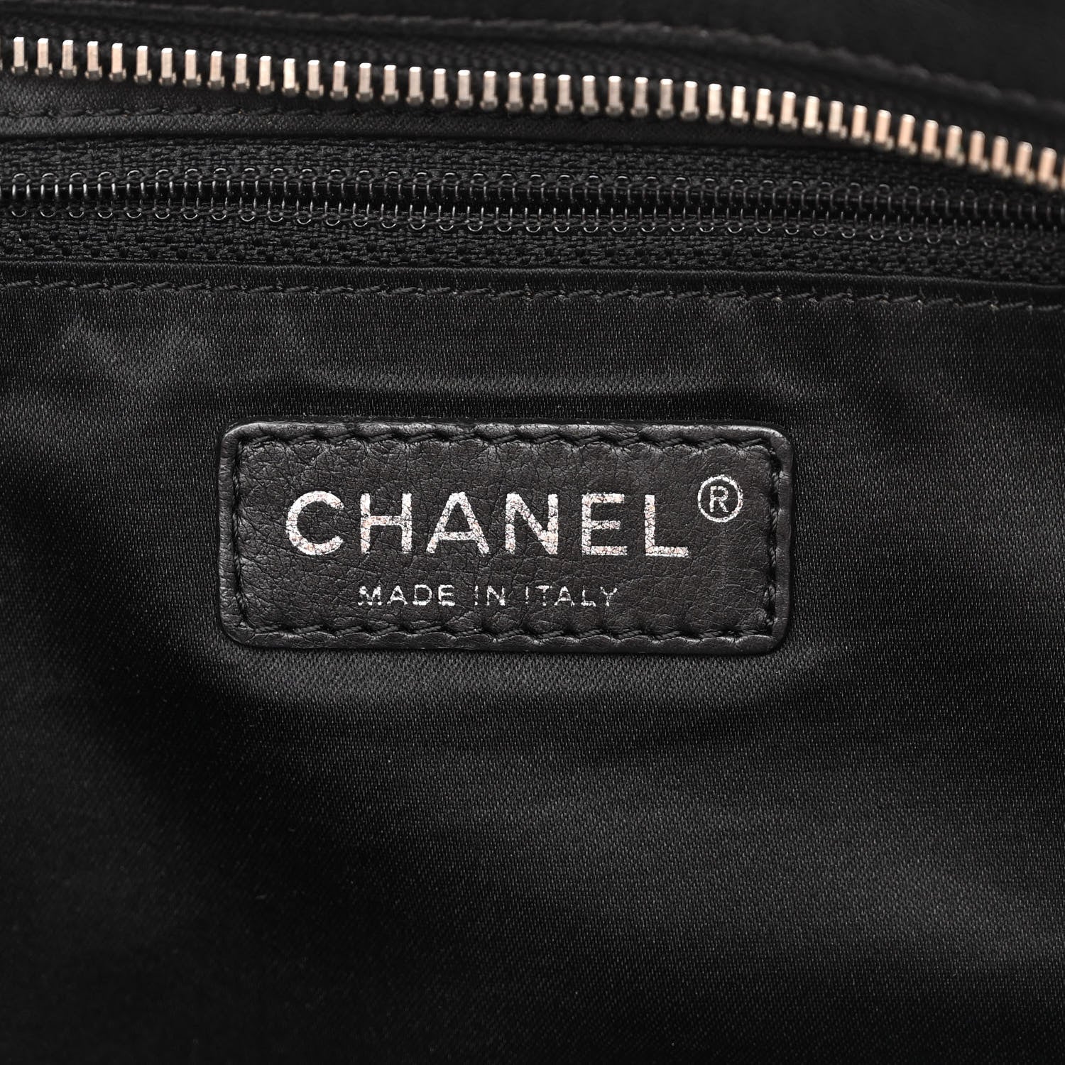 Chanel Lambskin Quilted Medium Chain Around Tote Black 5 of 12