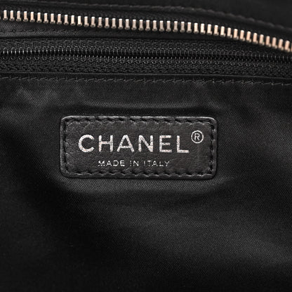 Chanel Lambskin Quilted Medium Chain Around Tote Black 5 of 12