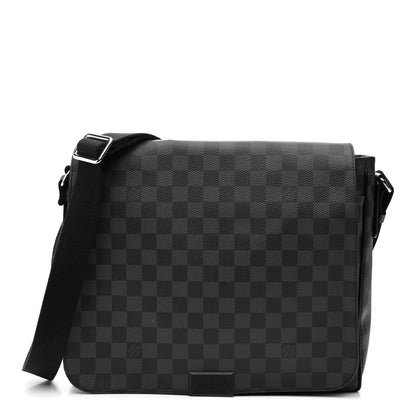 Louis Vuitton Damier Graphite District MM 2 of 21