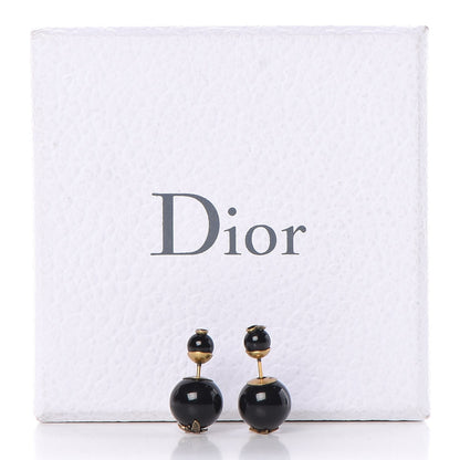 Christian Dior Bee Star Mise En Dior Tribal Earrings Black 5 of 5