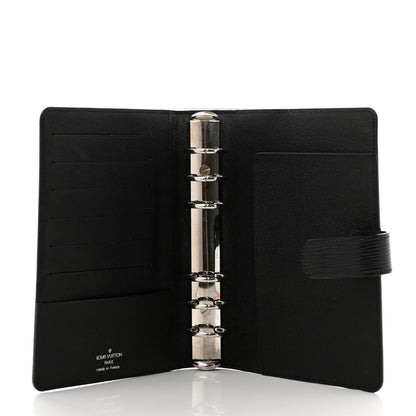 Louis Vuitton Epi Medium Ring Agenda Cover Black 5 of 6