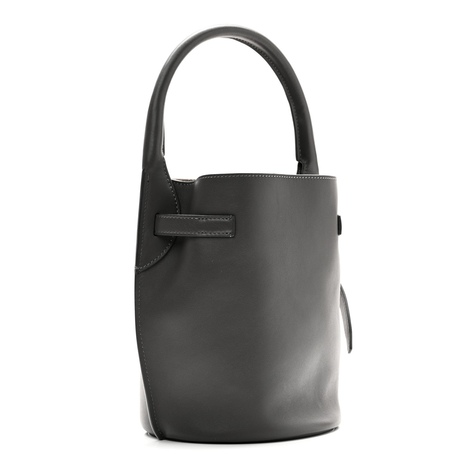Celine Smooth Calfskin Nano Big Bag Bucket Grey 3 of 9