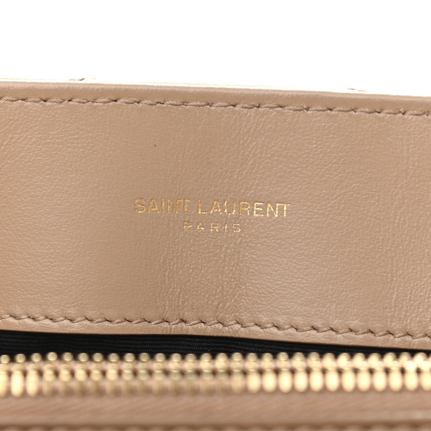 Saint Laurent Calfskin Y Quilted Monogram Medium Loulou Chain Satchel Dark Latte 6 of 11