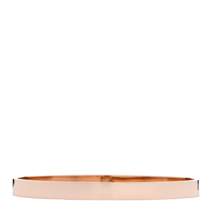 Hermes 18K Rose Gold Diamond PM Kelly Pave Bracelet LG 2 of 3