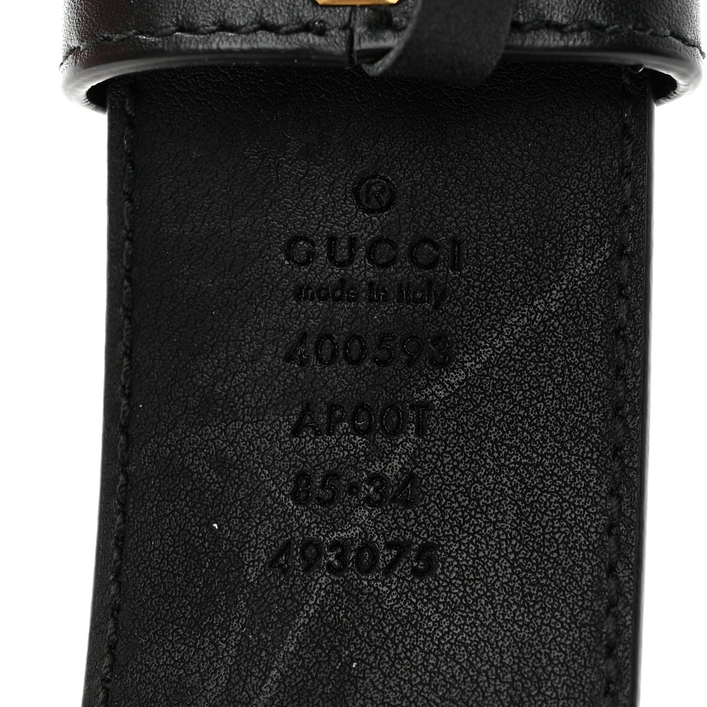 Calfskin Double G 40mm Belt 85 34 Black