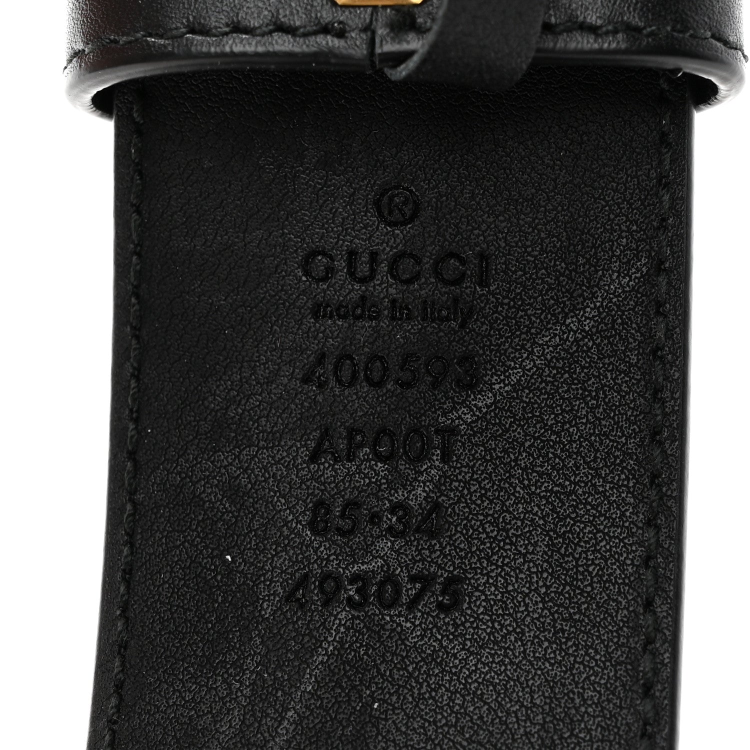 Gucci Calfskin Double G 40mm Belt 85 34 Black 5 of 8