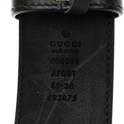 Gucci Calfskin Double G 40mm Belt 85 34 Black 5 of 8