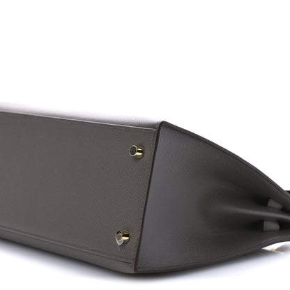 Hermes Epsom Kelly Sellier 28 Etain 10 of 14