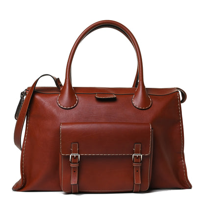 Chloe Buffalo Edith Oversized Day Bag Sepia Brown 1 of 18