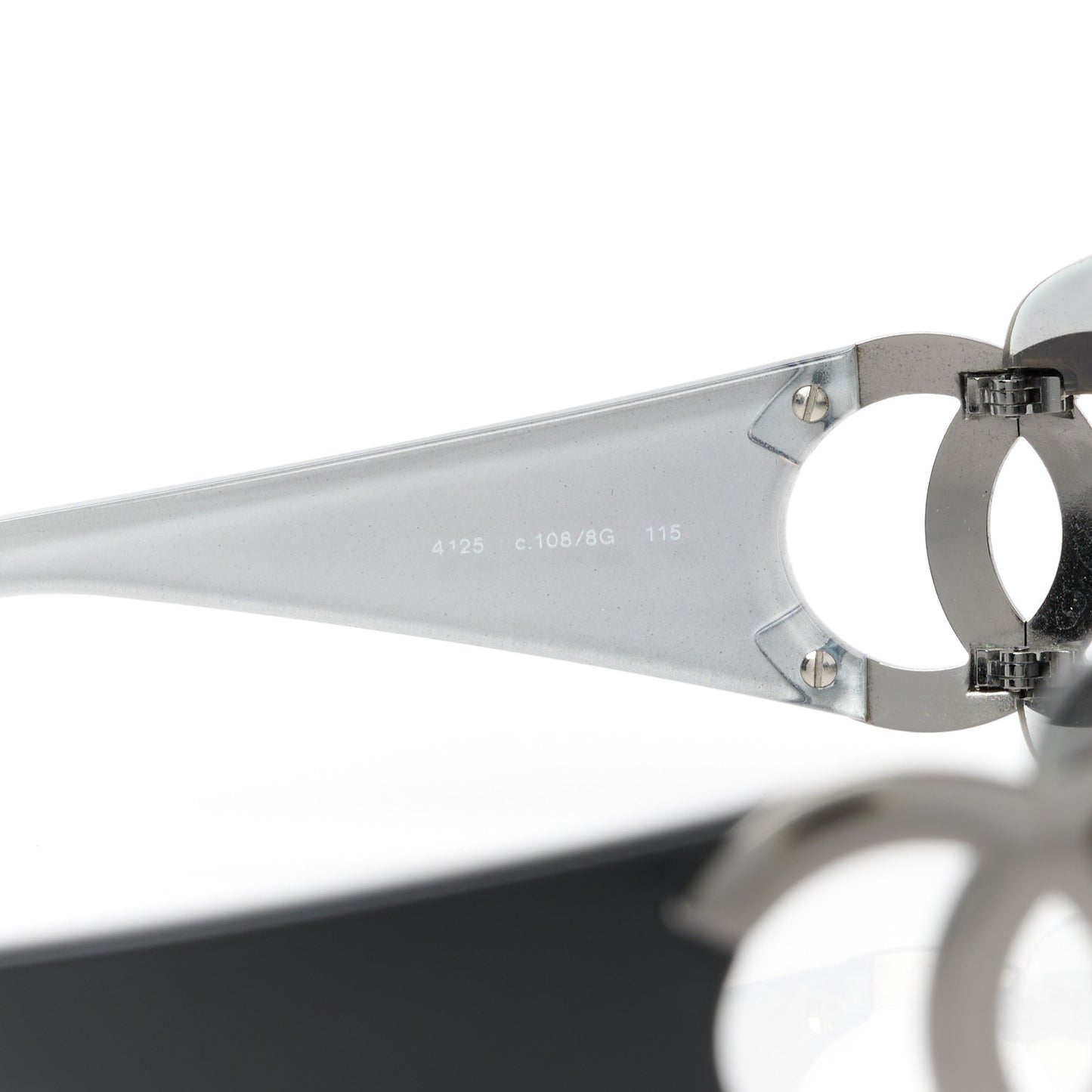 Frameless CC Logo Sunglasses 4125 Black