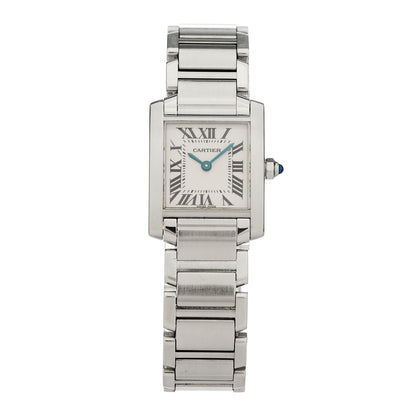 Cartier Stainless Steel 20mm Tank Francaise Quartz Watch 1 of 5