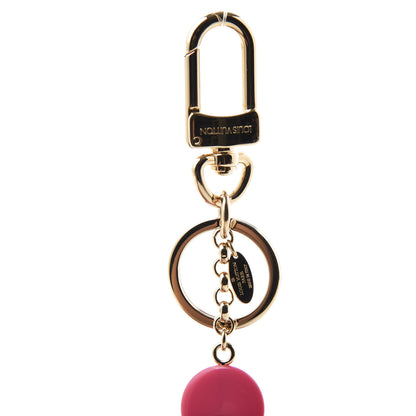 Louis Vuitton Resin Wood Vivienne Bag Charm Pink 3 of 5