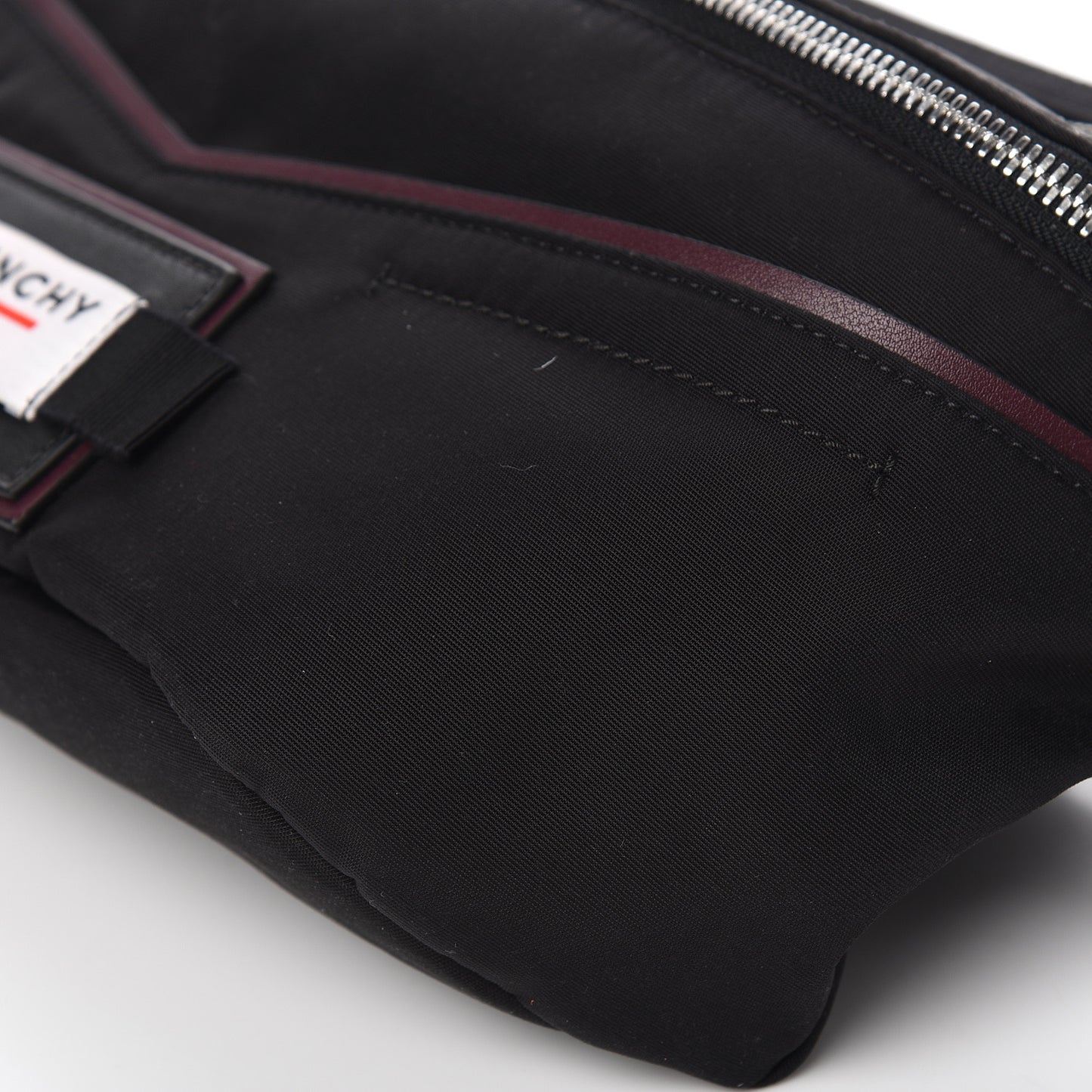Nylon Downtown Belt Bag Black