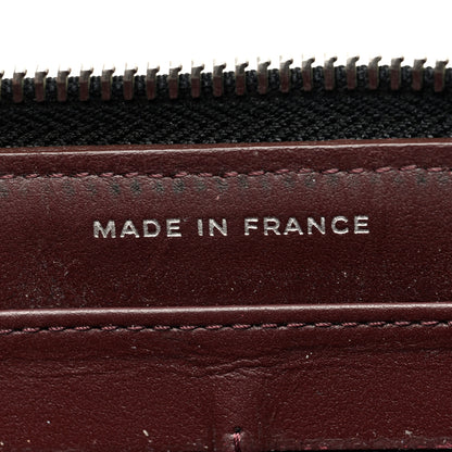 Chanel Caviar Quilted Large Gusset Zip Around Wallet Black 7 of 9