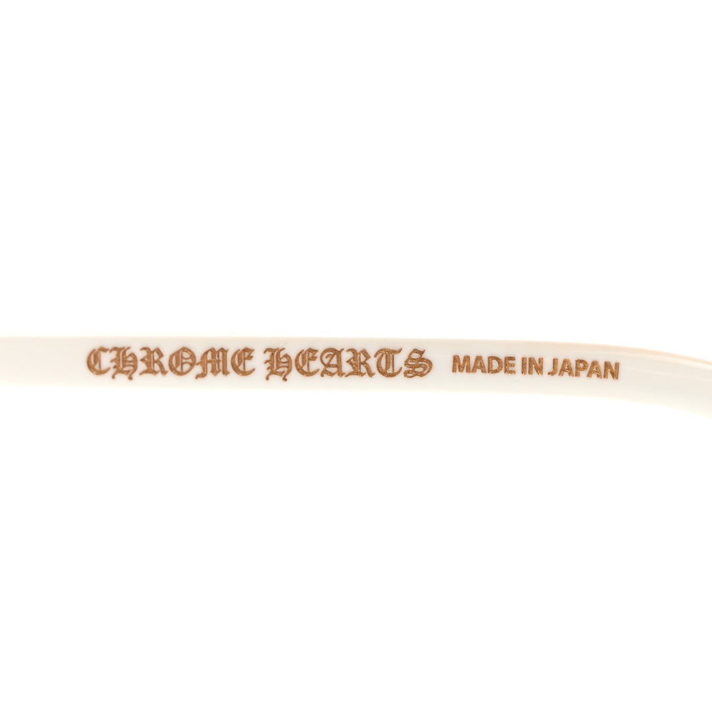 Metal Nip Slip Sunglasses White Gold