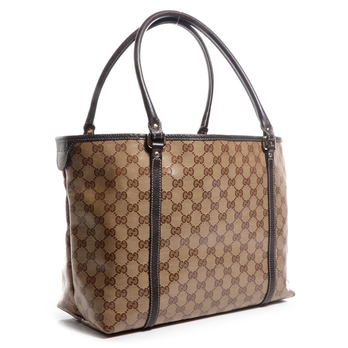 Crystal Monogram Medium Joy Tote Beige Ebony Testa di Moro