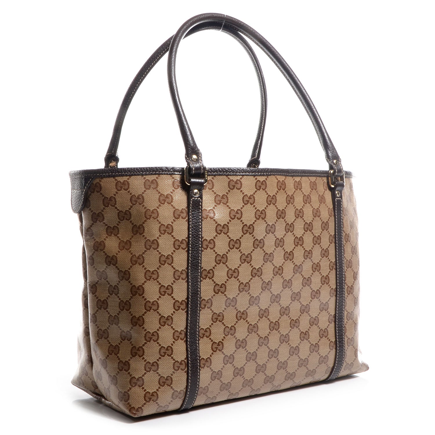 Gucci Crystal Monogram Medium Joy Tote Beige Ebony Testa di Moro 3 of 7