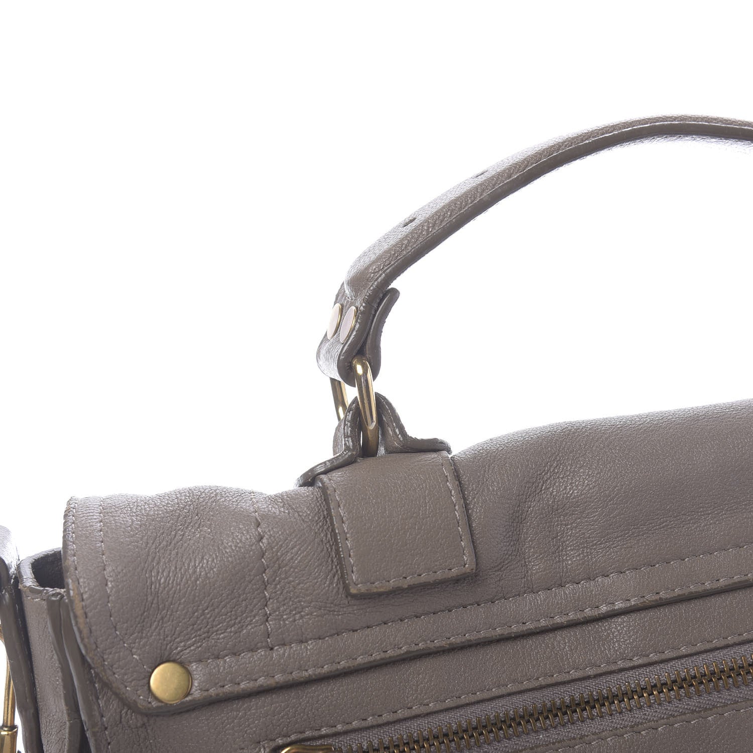 Proenza Schouler Lambskin PS1 Medium Satchel Smoke 10 of 19