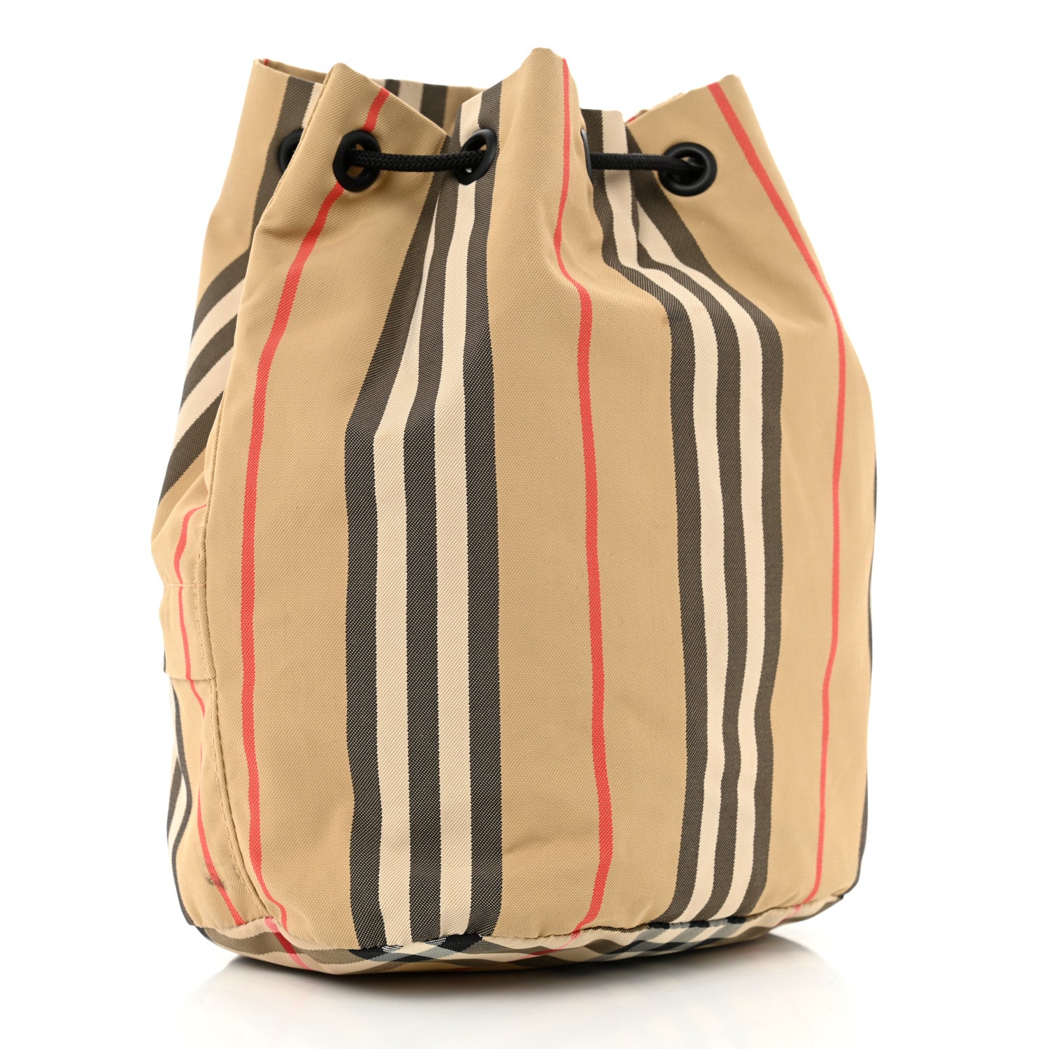 Burberry Econyl Icon Stripe Phoebe Drawcord Pouch Archive Beige 3 of 10