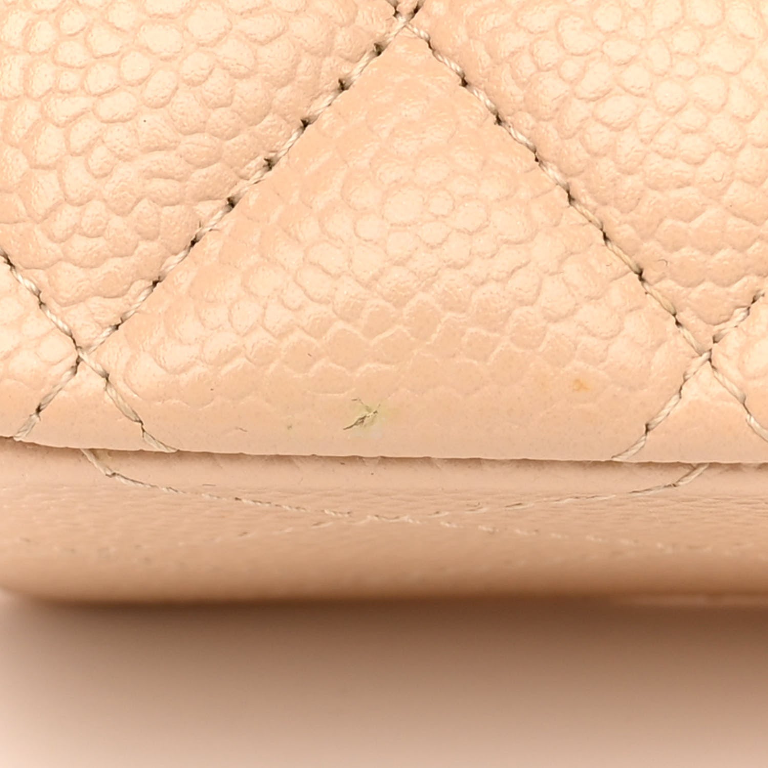 Chanel Caviar Quilted Medium Double Flap Beige 13 of 14