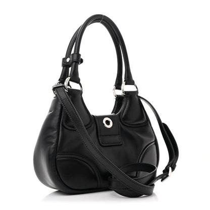 Prada Nappa Soft Padded Re-Edition 2002 Moon Bag Black 3 of 11