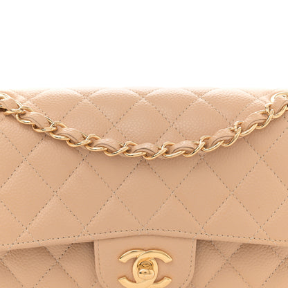Chanel Caviar Quilted Small Double Flap Beige 8 of 13