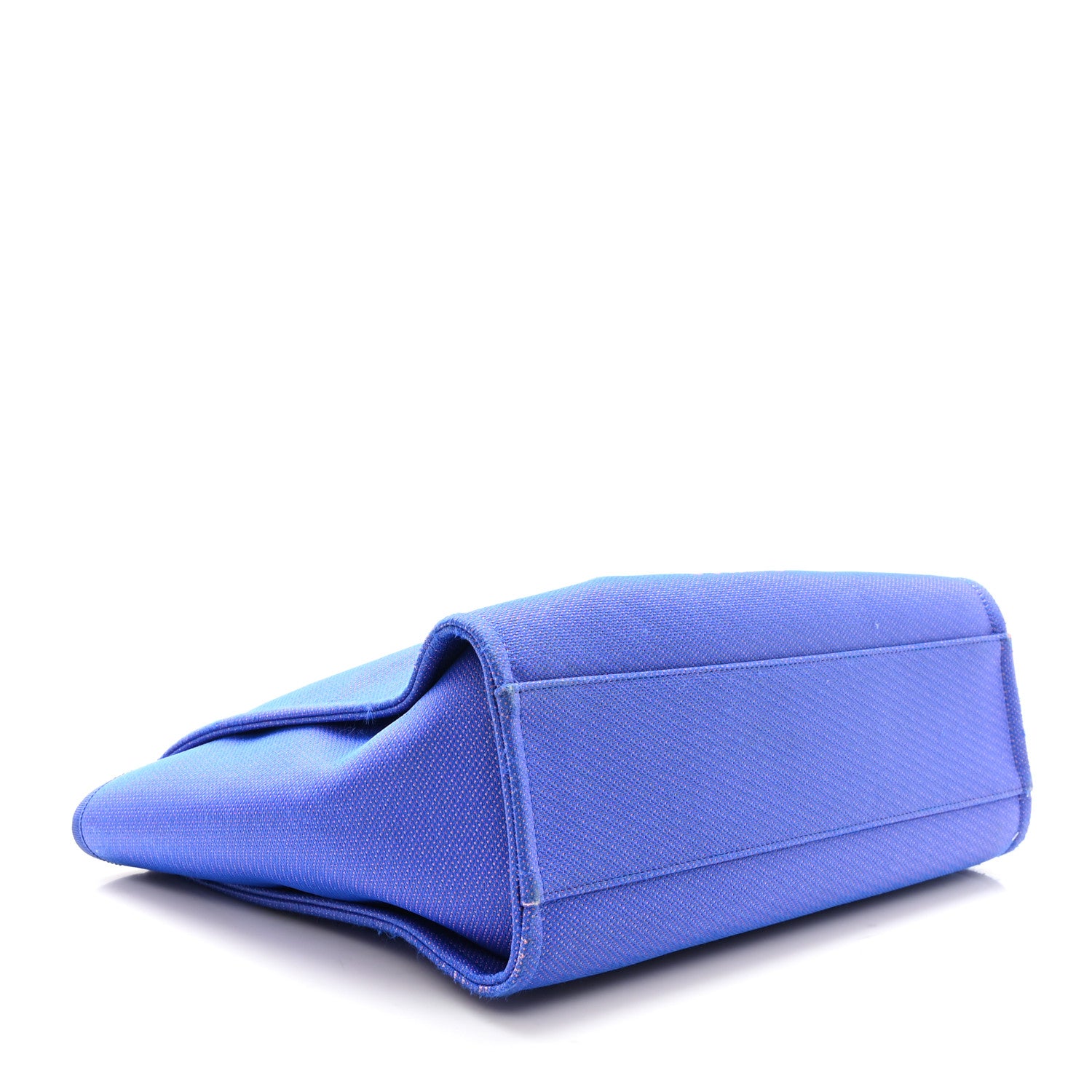 Chanel Mixed Fibers Small Deauville Tote Blue Orange 1766619