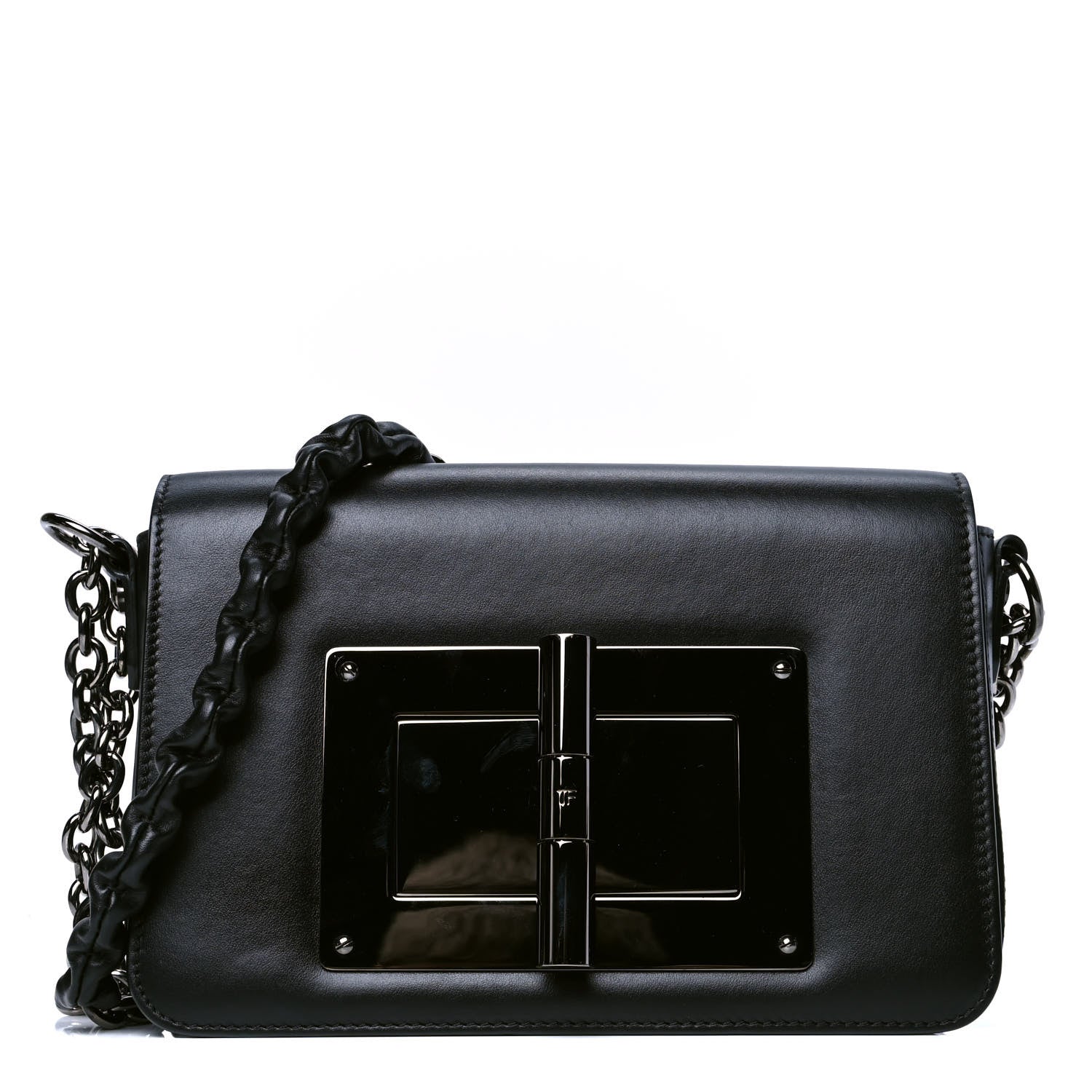 Tom Ford Calfskin Medium Natalia Chain Bag Black 1 of 4