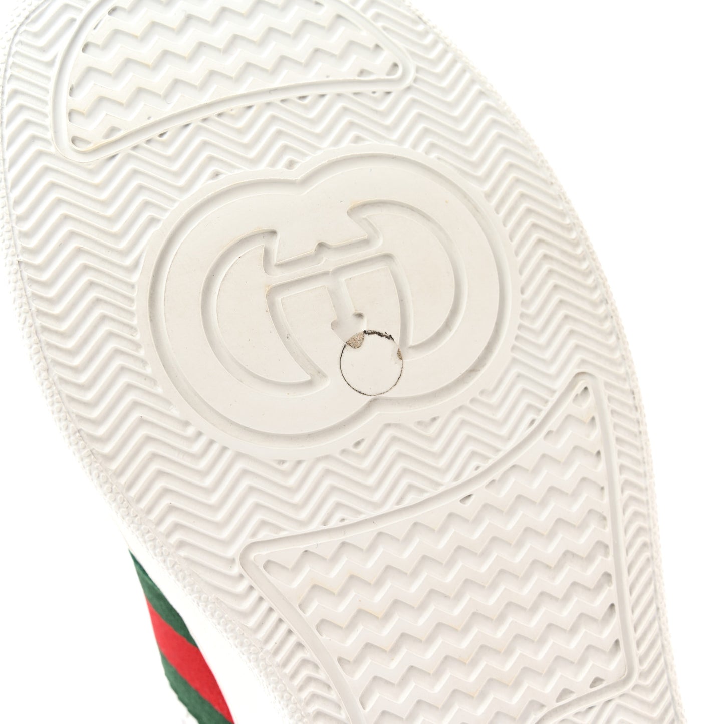 Calfskin Web Perforated Womens Platform 55mm Sneakers 39.5 White Bright Splash