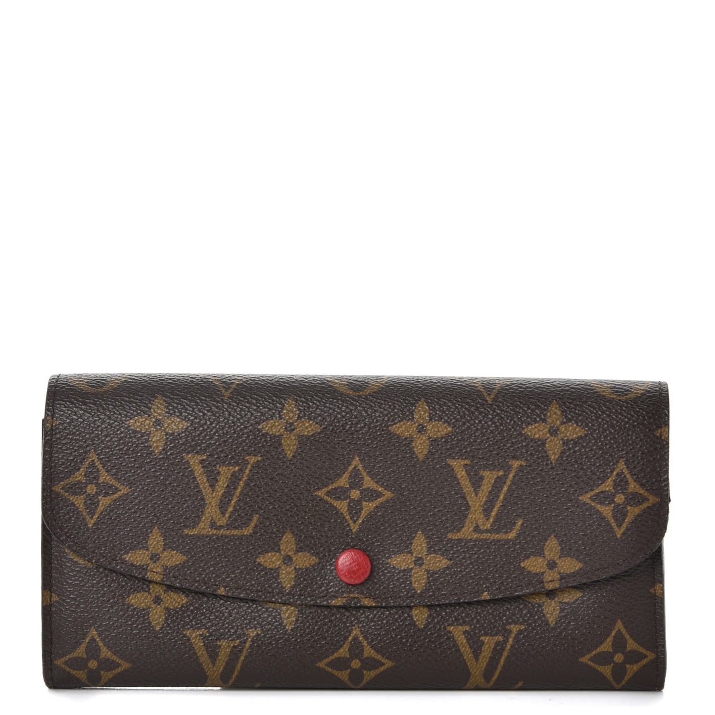 Monogram Emilie Wallet Rouge
