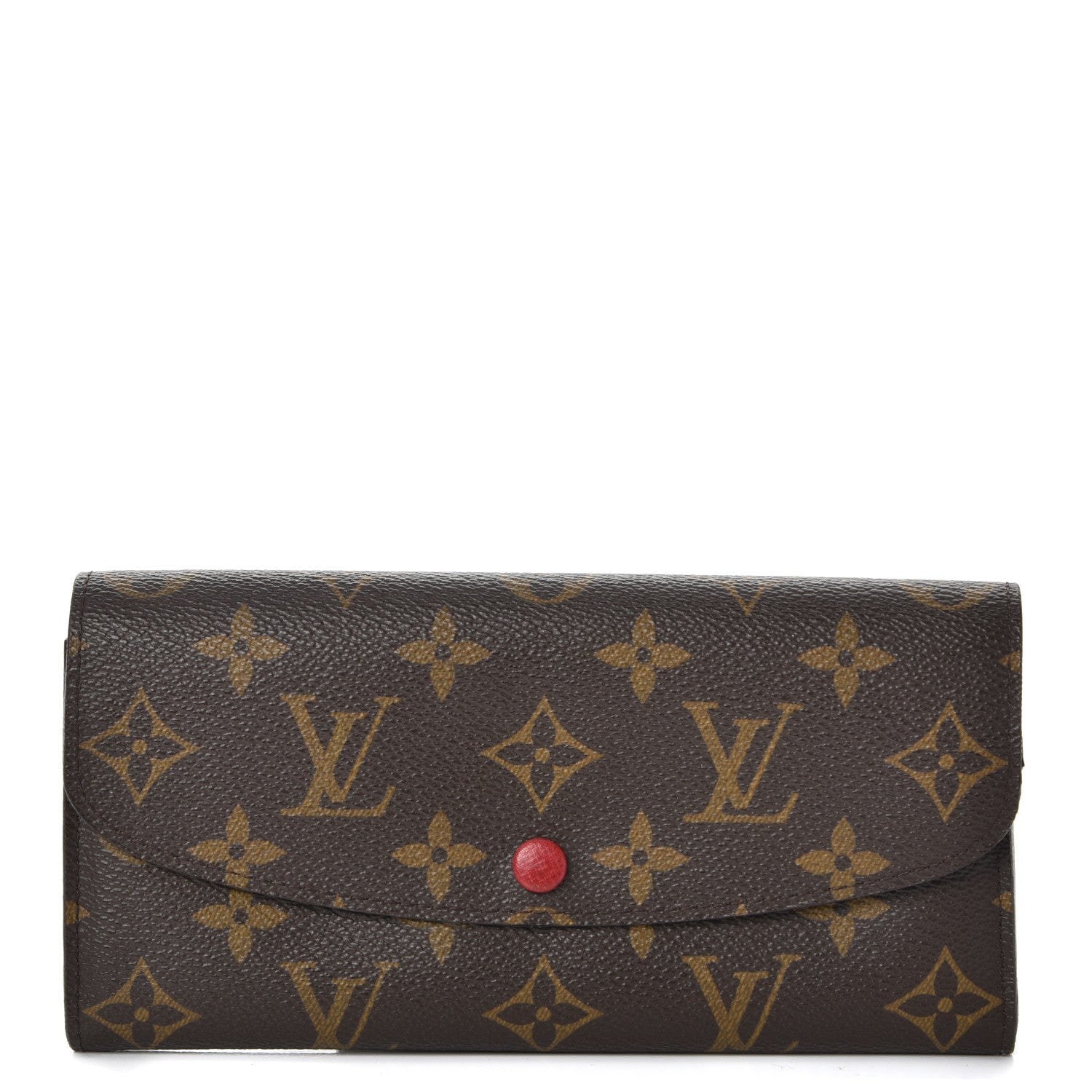 Louis Vuitton Monogram Emilie Wallet Rouge 1 of 10