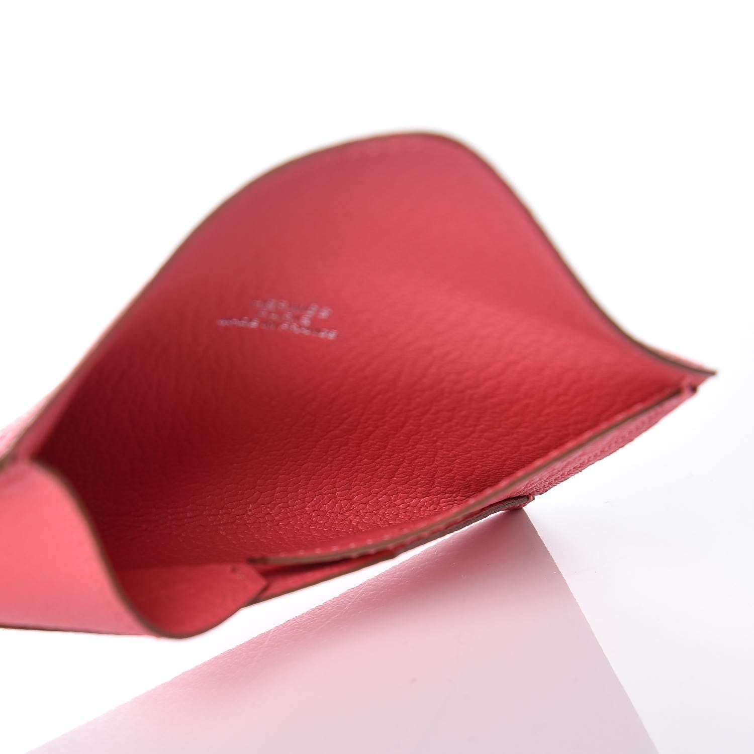 Hermes Chevre Mysore Small Envelope Clutch Rose Lipstick 5 of 8