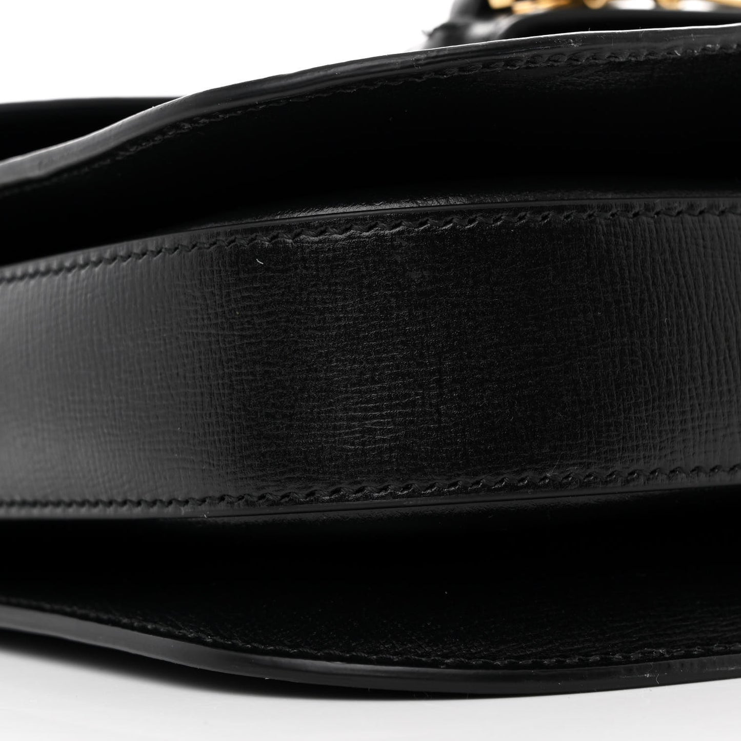 Azalea Calfskin Horsebit 1955 Shoulder Bag Black