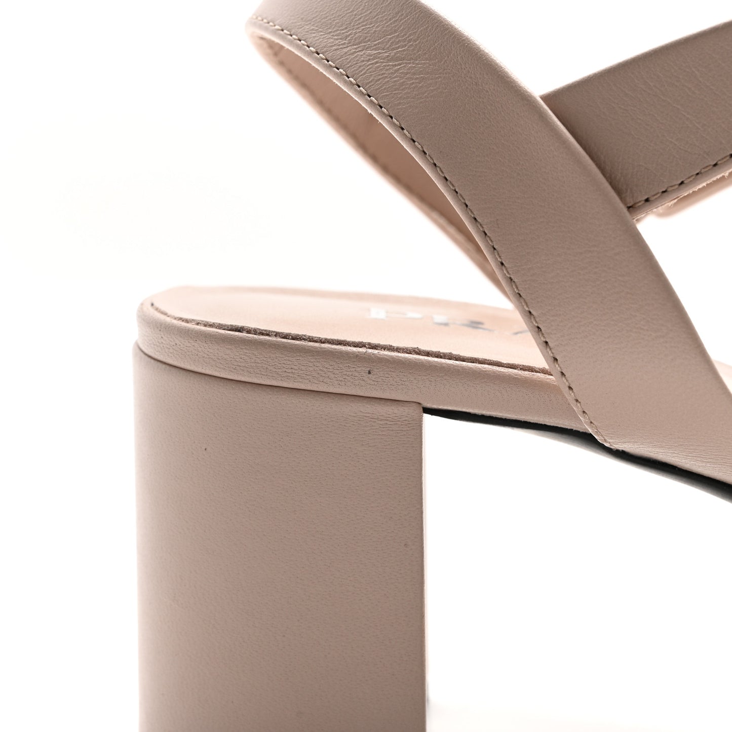 Nappa Logo Quilted Crisscross Platform 20/65mm Sandals 38.5 Ninfea