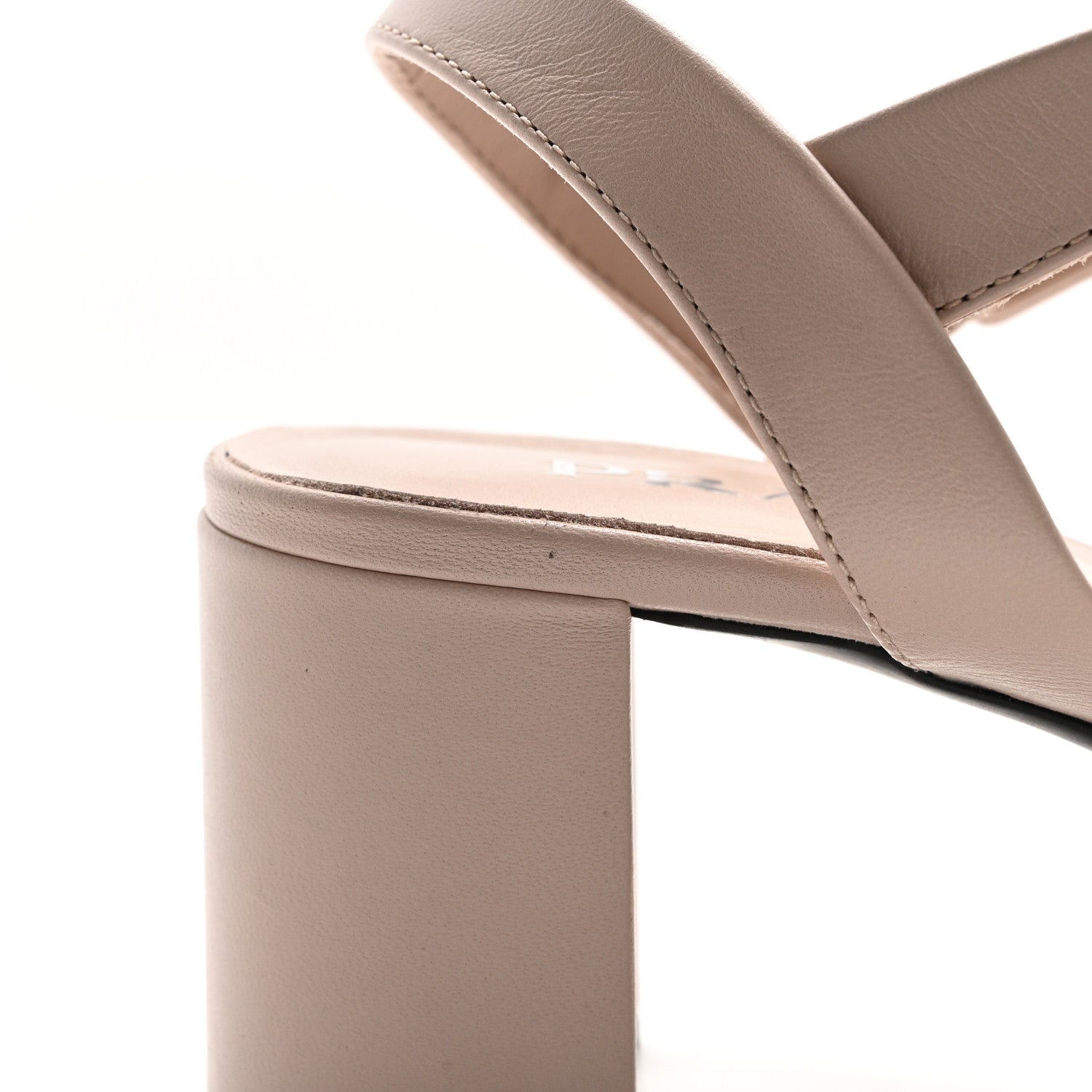Prada Nappa Logo Quilted Crisscross Platform 20/65mm Sandals 38.5 Ninfea 11 of 11