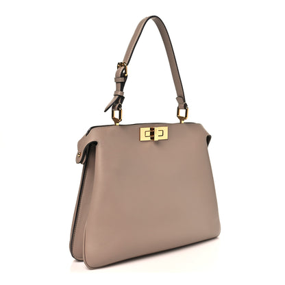 Fendi Vitello Medium Soft Peekaboo  Dove Gray 3 of 10