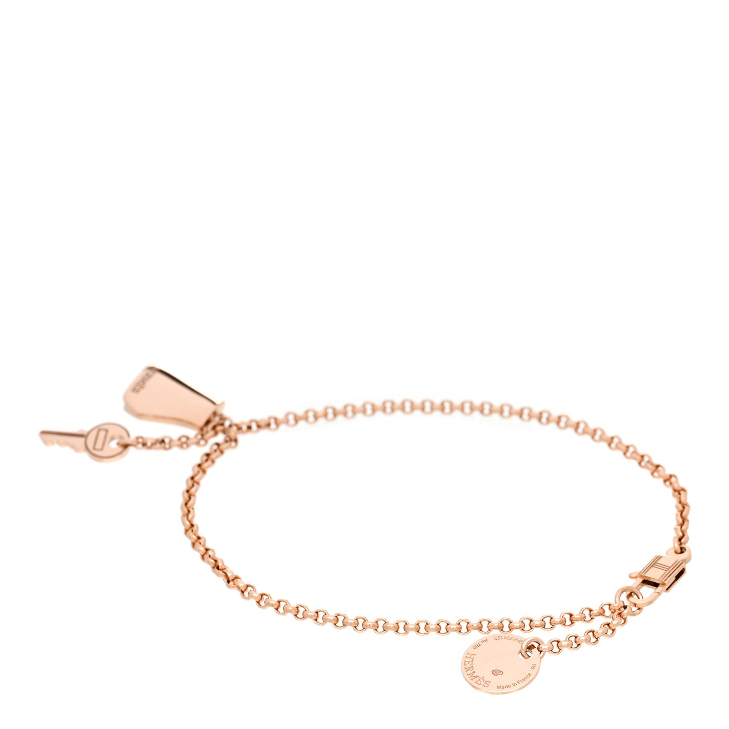18K Rose Gold PM Kelly Clochette Bracelet SH