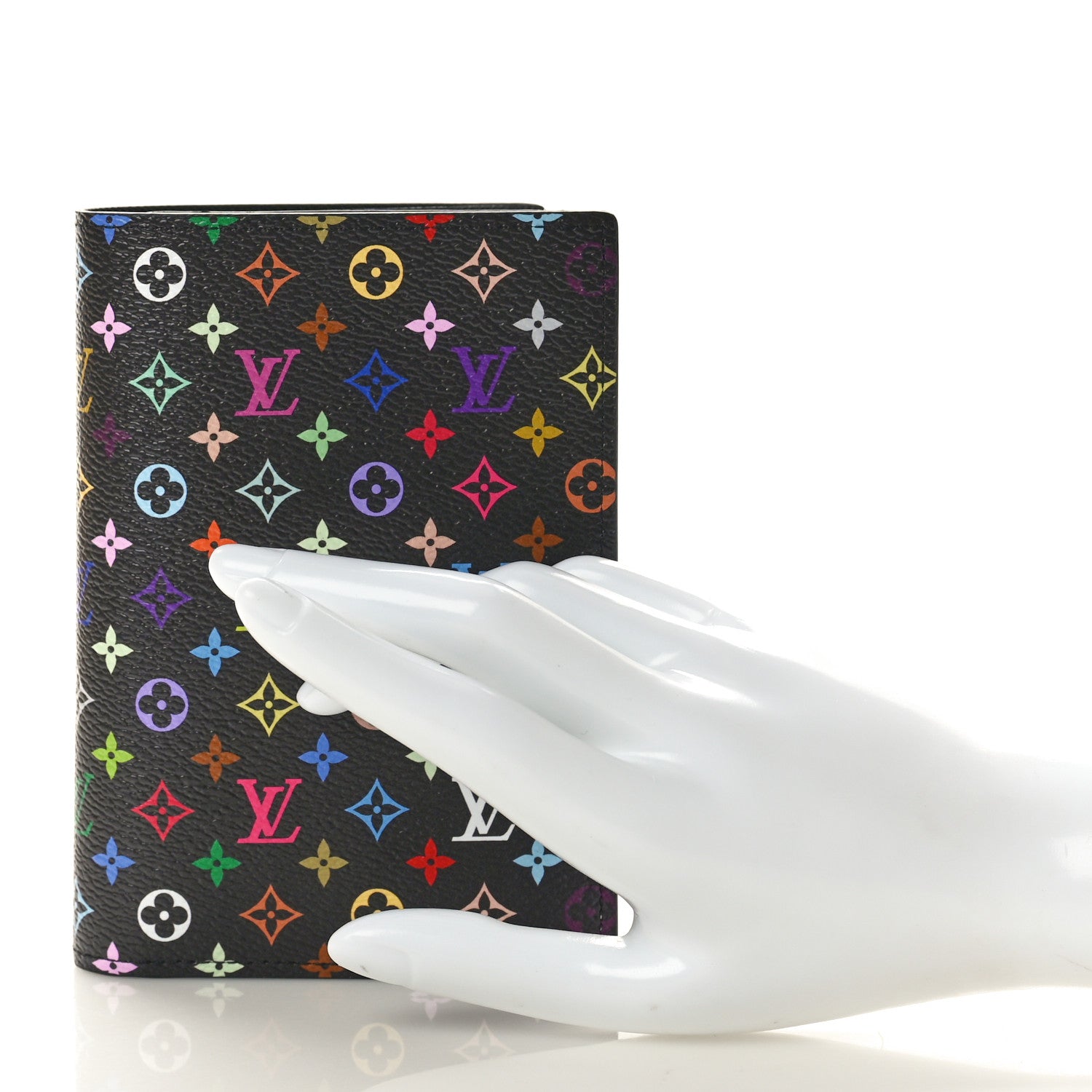 Louis Vuitton LV X TM Monogram Multicolor Passport Cover Black 2 of 8