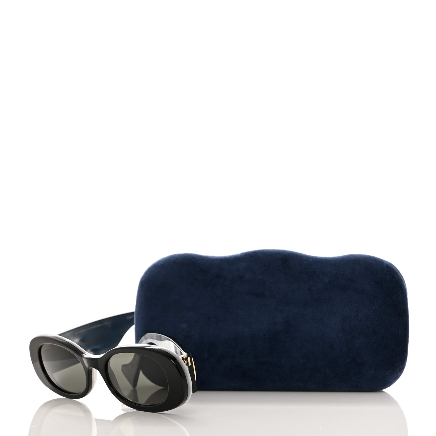 Acetate Oval Sunglasses GG0517S Black