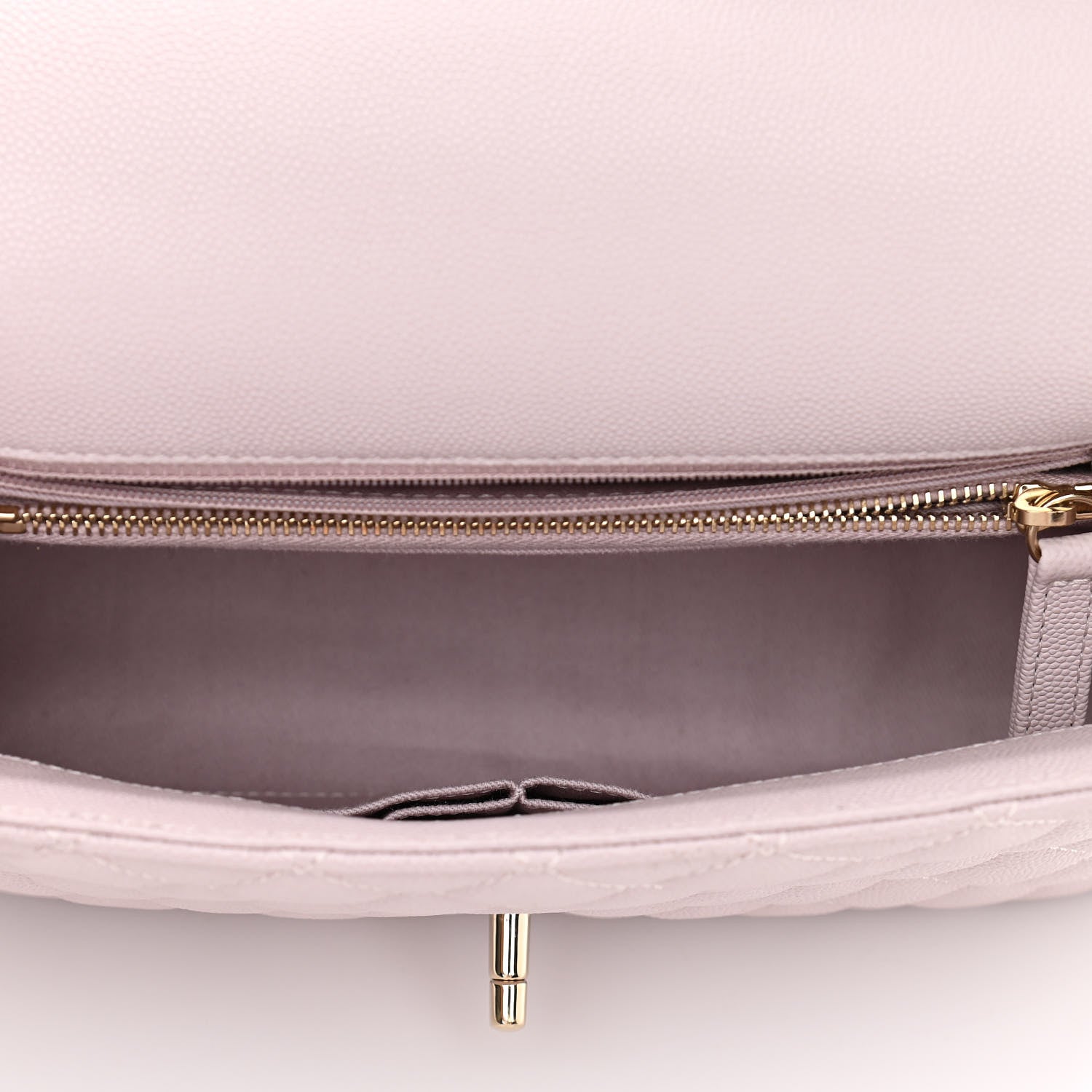 Chanel Caviar Quilted Small Coco Handle Flap Lilas Lilac 5 of 10