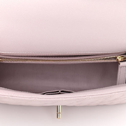 Chanel Caviar Quilted Small Coco Handle Flap Lilas Lilac 5 of 10