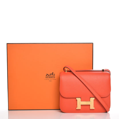 Hermes Epsom Constance 18 Poppy 16 of 16