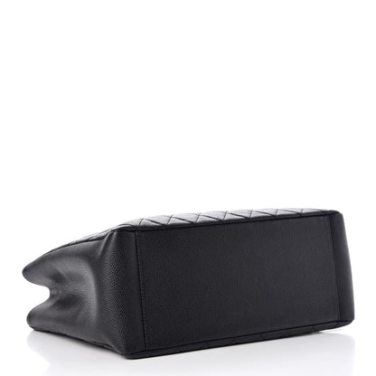 Chanel Caviar Quilted Grand Shopping Tote GST Black 4 of 8