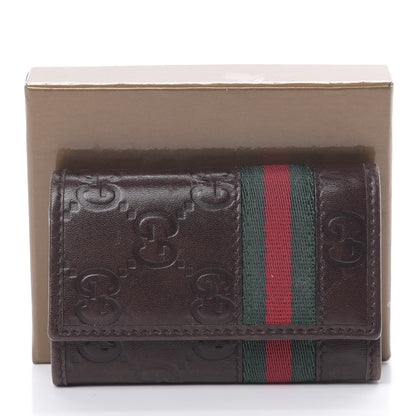 Gucci Guccissima Web 6 Key Holder Case Brown 15 of 15