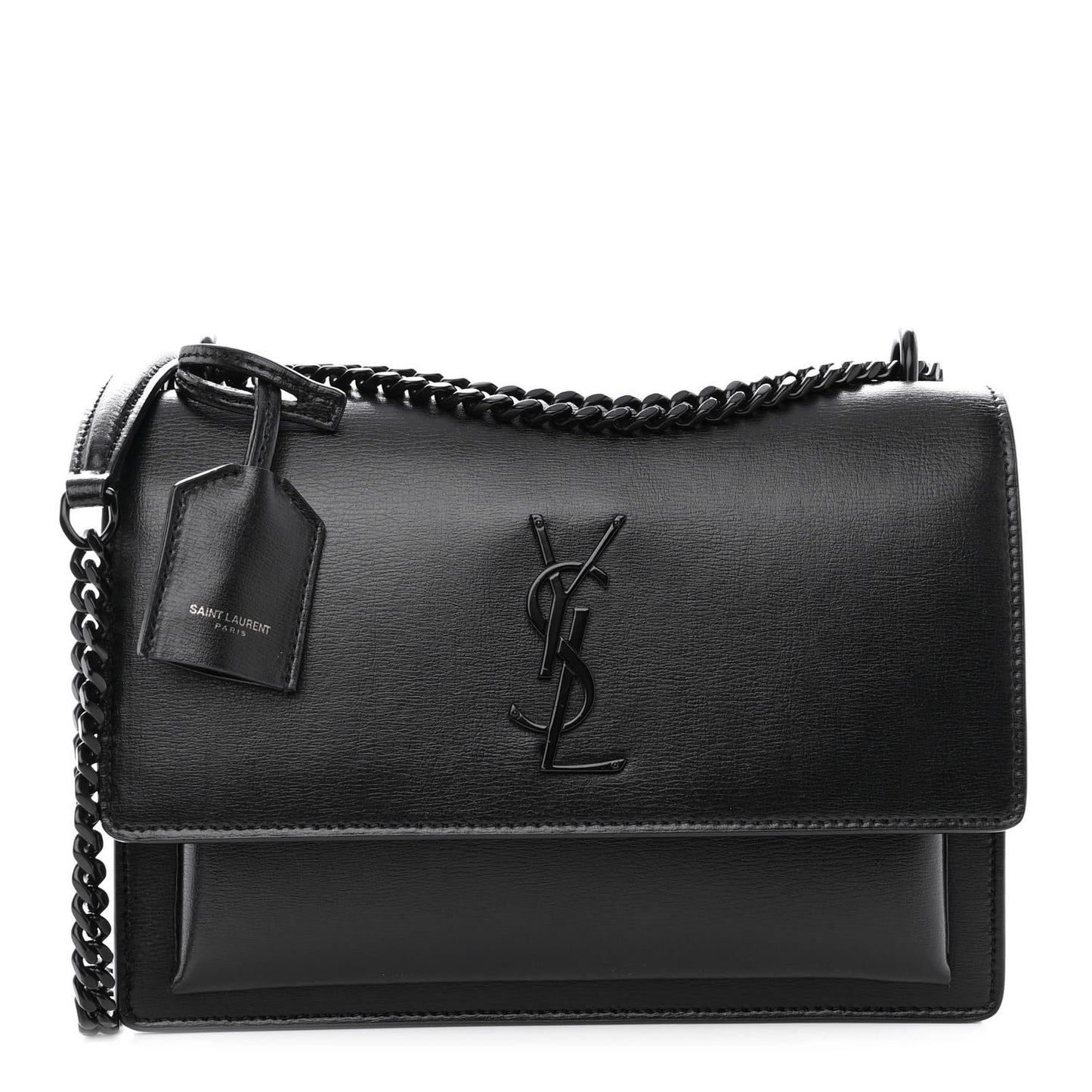 Calfskin Medium Monogram Monochrome Sunset Black