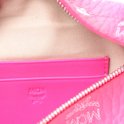 MCM Visetos Mini Crossbody Neon Pink 6 of 10