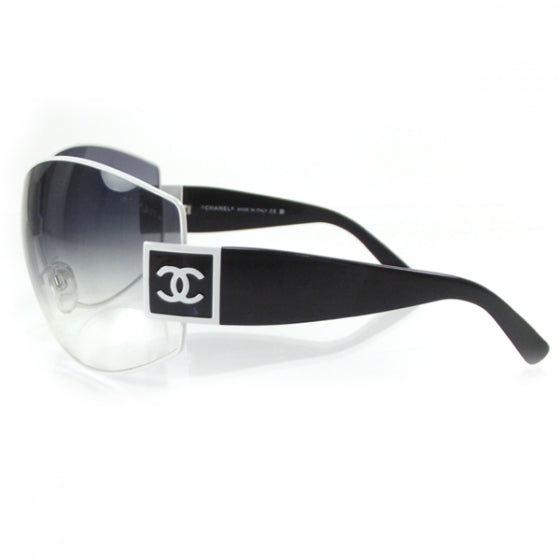 Chanel CC Logo Sunglasses 4114 Black/White 2 of 8
